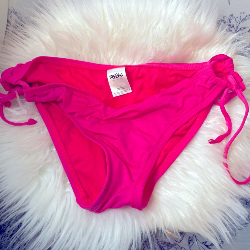 Hot pink Mossimo bathing suit bottom.